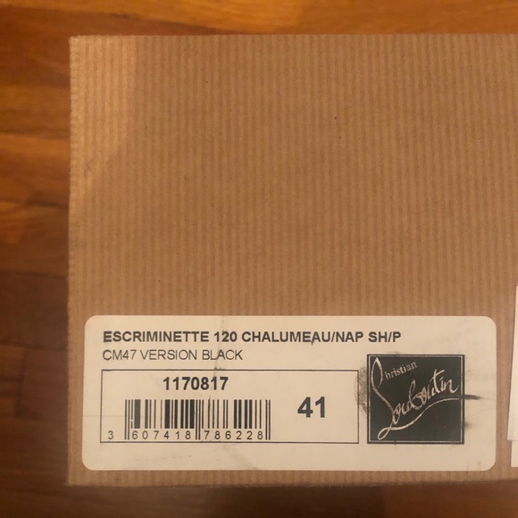 Christian Louboutin Escriminette Perforated Heels - Picture 5 of 5